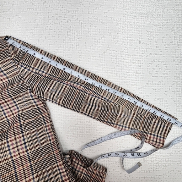 BB Dakota NWT Long Plaid Blazer Size Small - Picture 12 of 12